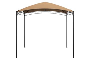 pavillon 3x3x2,65 cm 180 g/m² gråbrun - Gråbrun - Havemøbler - Solafskærmning - Havepavilloner - Komplet pavillon