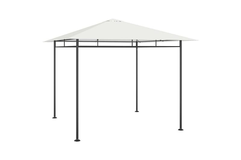 pavillon 3x3x2,7 m 180 g/m² cremefarvet - Creme - Havemøbler - Solafskærmning - Havepavilloner - Komplet pavillon