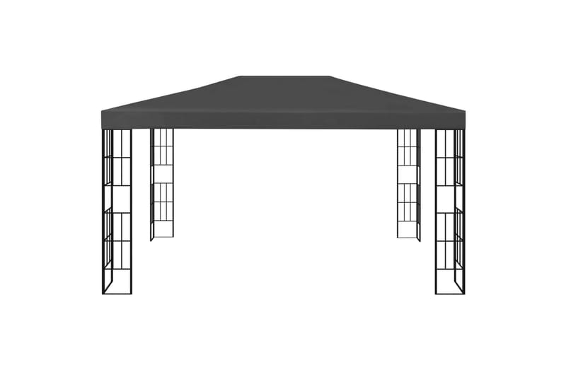 Pavillon 3x4 M Antracitgrå - Grå - Havemøbler - Solafskærmning - Havepavilloner - Komplet pavillon