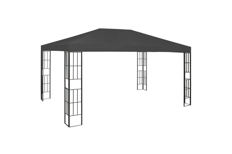 Pavillon 3x4 M Antracitgrå - Grå - Havemøbler - Solafskærmning - Havepavilloner - Komplet pavillon
