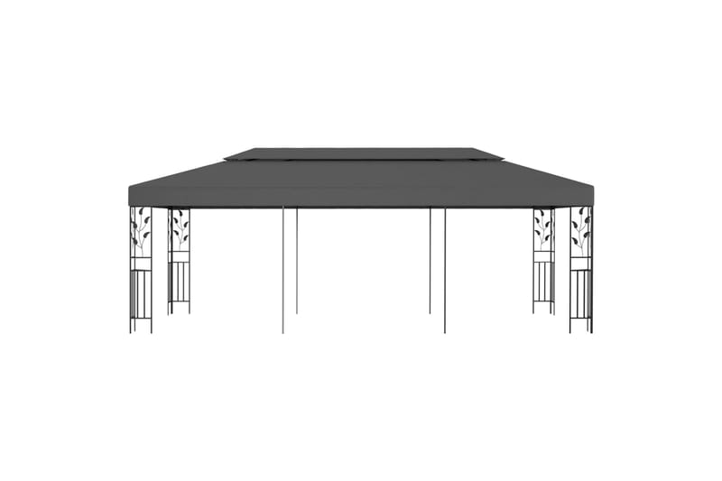 Pavillon 3x6 M Antracitgrå - Grå - Havemøbler - Solafskærmning - Havepavilloner - Komplet pavillon