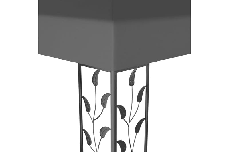 Pavillon 3x6 M Antracitgrå - Grå - Havemøbler - Solafskærmning - Havepavilloner - Komplet pavillon