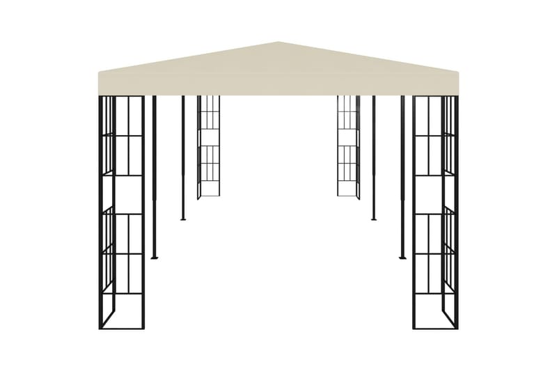 Pavillon 3x6 m Cremefarvet - Creme - Komplet pavillon