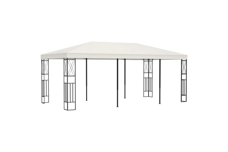 Pavillon 3X6 M Stof Cremefarvet - Havemøbler - Solafskærmning - Havepavilloner - Komplet pavillon