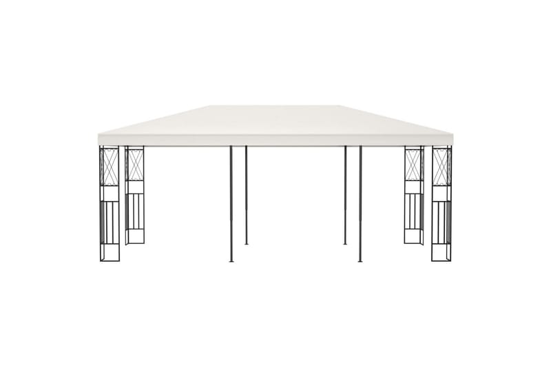 Pavillon 3X6 M Stof Cremefarvet - Havemøbler - Solafskærmning - Havepavilloner - Komplet pavillon