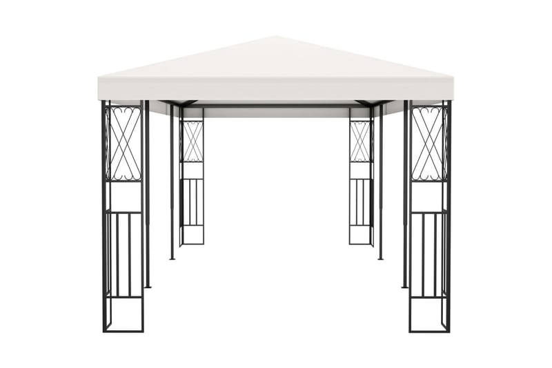 Pavillon 3X6 M Stof Cremefarvet - Havemøbler - Solafskærmning - Havepavilloner - Komplet pavillon