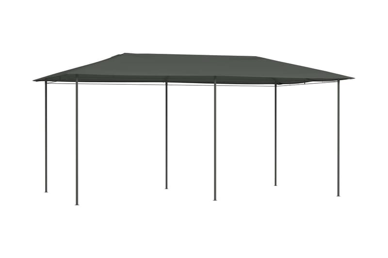 pavillon 3x6x2,6 160 g/m² antracitgrå - Antracit - Havemøbler - Solafskærmning - Havepavilloner - Komplet pavillon