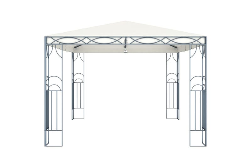 pavillon 400 x 300 cm cremefarvet - Creme - Havemøbler - Solafskærmning - Havepavilloner - Komplet pavillon