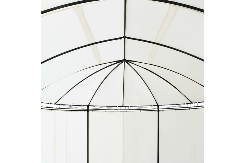 Pavillon Cream-Hvid 530X350X265 Cm - Creme - Havemøbler - Solafskærmning - Havepavilloner - Komplet pavillon