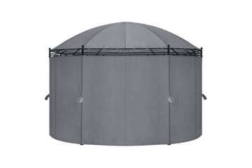 Pavillon Med Gardiner 530X350X265 cm Antracitgrå - Havemøbler - Solafskærmning - Havepavilloner - Komplet pavillon