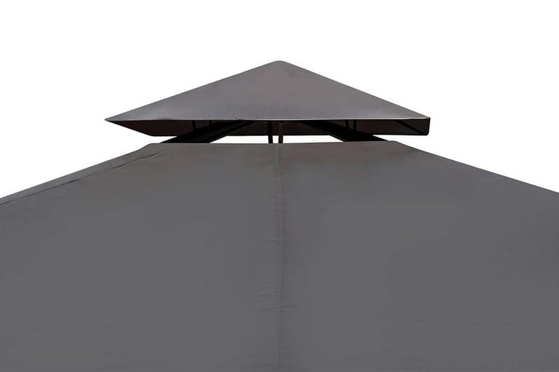 Pavillon Med Tag 3 X 3 M Mørkegrå - Grå - Havemøbler - Solafskærmning - Havepavilloner - Komplet pavillon