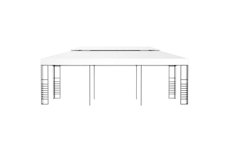 Pavillontelt 6x3 m Hvid - Hvid - Havemøbler - Solafskærmning - Havepavilloner - Komplet pavillon