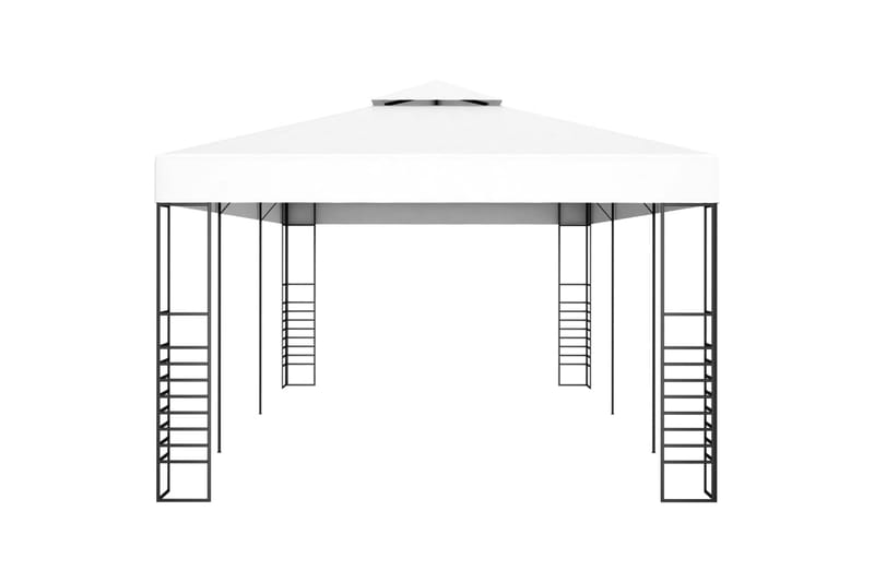 Pavillontelt 6x3 m Hvid - Hvid - Havemøbler - Solafskærmning - Havepavilloner - Komplet pavillon