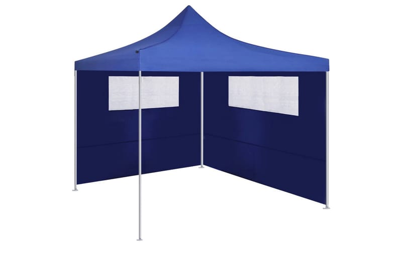 pavillonvægge med vinduer 2 stk. blå - Blå - Havemøbler - Solafskærmning - Havepavilloner - Komplet pavillon