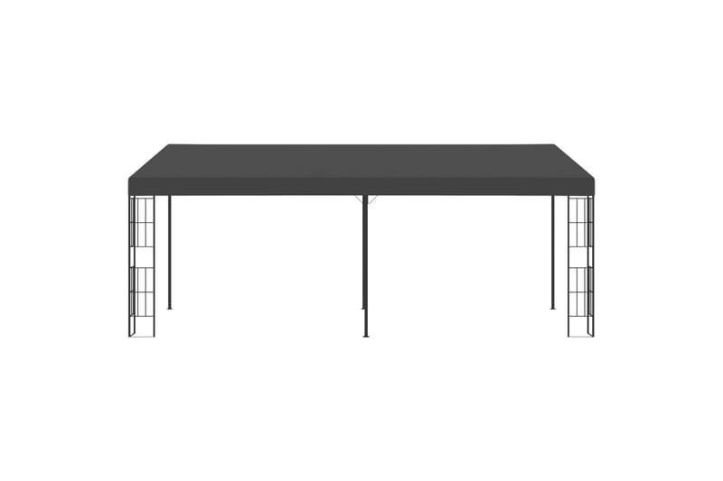 Vægmonteret Pavillon 3X6 M Stof Antracitgrå - Havemøbler - Solafskærmning - Havepavilloner - Komplet pavillon