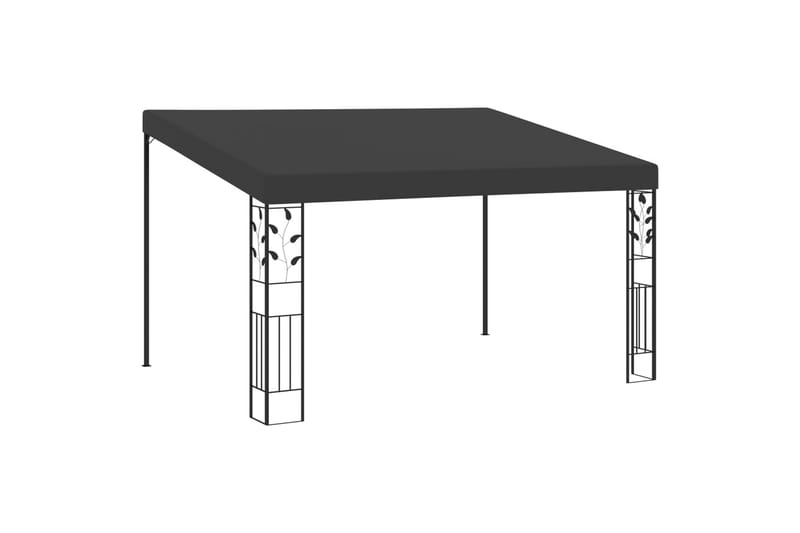 Vægmonteret Pavillon 4X3X2,5 M Antracitgrå - Havemøbler - Solafskærmning - Havepavilloner - Komplet pavillon