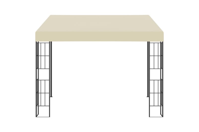 Vægmonteret Pavillon 3X3 M Stof Cremefarvet - Havemøbler - Solafskærmning - Havepavilloner - Komplet pavillon