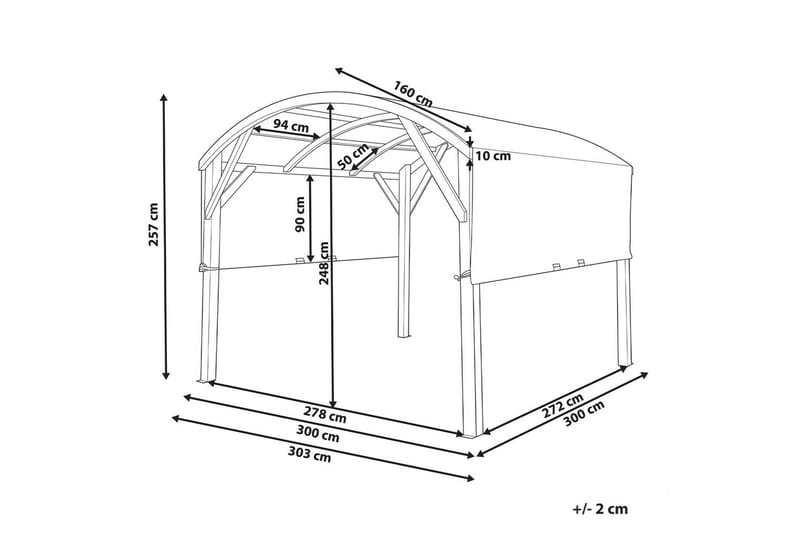 Lysthus Scopello - Havemøbler - Solafskærmning - Havepavilloner - Komplet pavillon