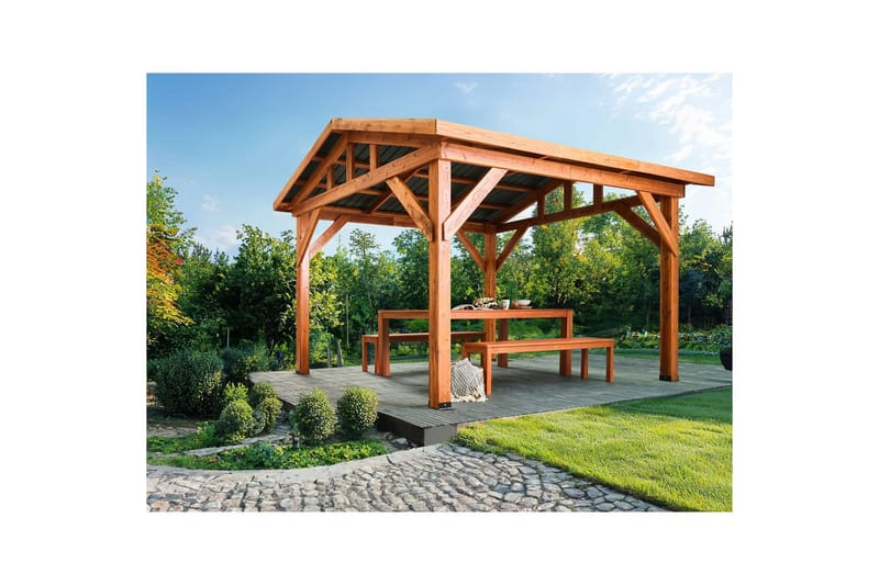 Lysthus Secchia - Havemøbler - Solafskærmning - Havepavilloner - Komplet pavillon