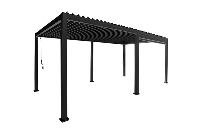 Mirador Pavillon 3x6xH2,5m Mørkegrå - Havepavilloner - Pavillon med tag - Grilltelt