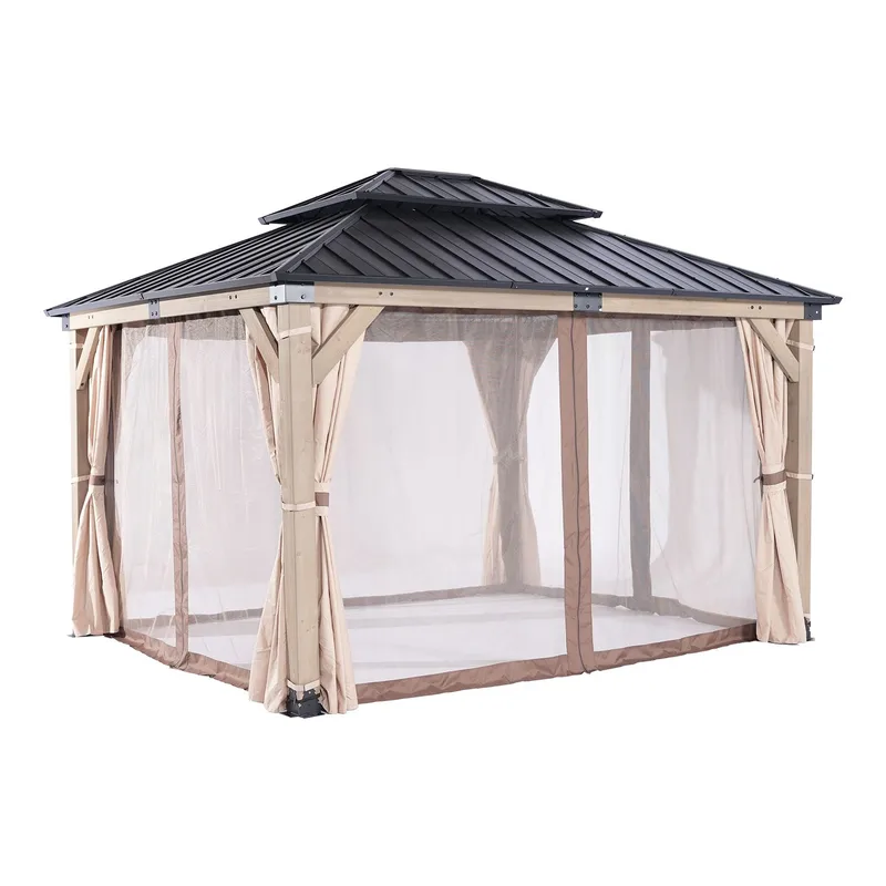 Myggenet til pavillon HOME4YOU Cedar 3,36x3,9 m, undefined