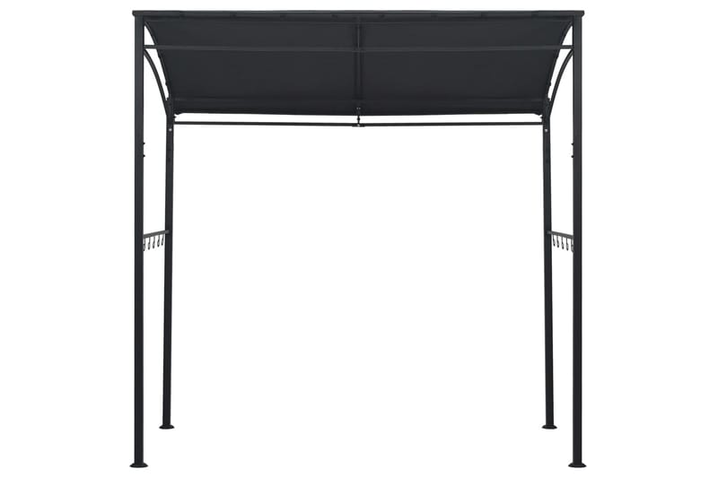 Grillpavillon 215x150x220 cm Stål Antracitgrå - Grå - Havemøbler - Solafskærmning - Havepavilloner - Pavillontag