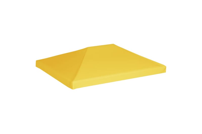 Pavillontopdække 270 g/m² 4x3 m gul - Gul - Havemøbler - Solafskærmning - Havepavilloner - Pavillontag