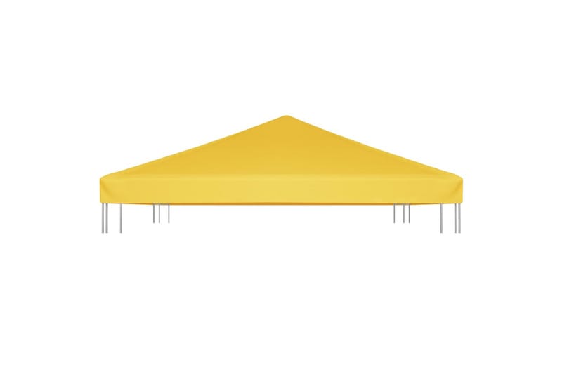 Pavillontopdække 270 g/m² 4x3 m gul - Gul - Havemøbler - Solafskærmning - Havepavilloner - Pavillontag