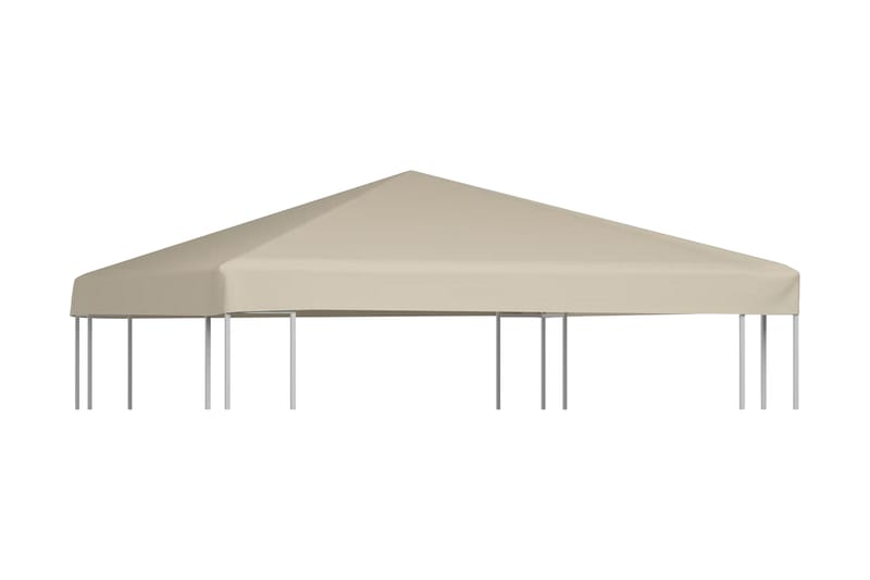 Pavillontopdække 310 G/M² 3 X 3 M Brun - Brun - Havemøbler - Solafskærmning - Havepavilloner - Pavillontag