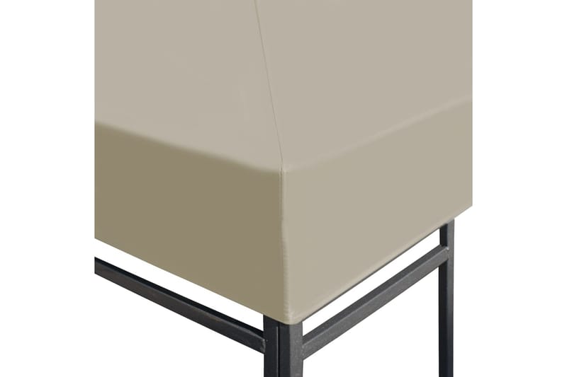 Pavillontopdække 310 G/M² 3 X 3 M Brun - Brun - Havemøbler - Solafskærmning - Havepavilloner - Pavillontag
