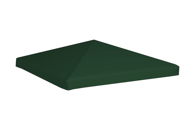 Pavillontopdække 310 G/M² 3 X 3 M Grøn - Grøn - Havemøbler - Solafskærmning - Havepavilloner - Pavillontag