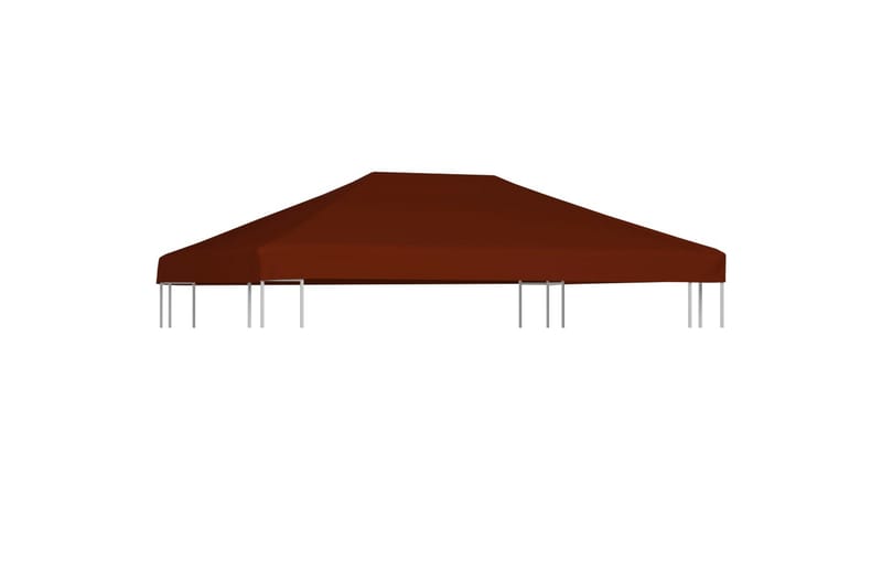 Pavillontopdække 310 G/m² 3x4 M Terracotta - Havemøbler - Solafskærmning - Havepavilloner - Pavillontag