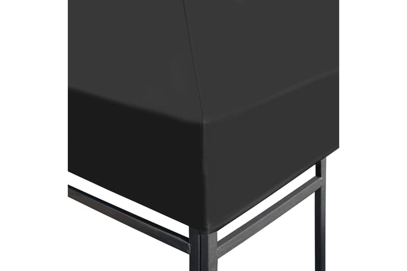 Pavillontopdække 310 G/M² 4 X 3 M Grå - Grå - Havemøbler - Solafskærmning - Havepavilloner - Pavillontag