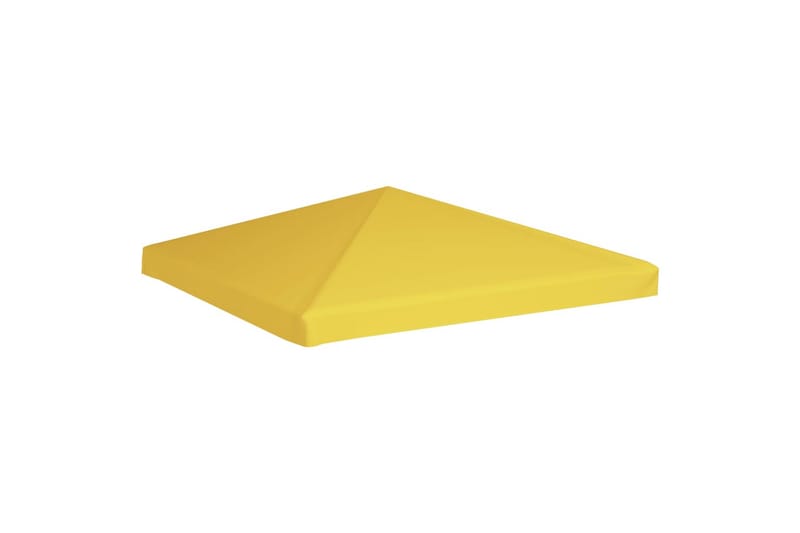 Pavillontopdække 3x3 m 270 g/m² gul - Gul - Havemøbler - Solafskærmning - Havepavilloner - Pavillontag