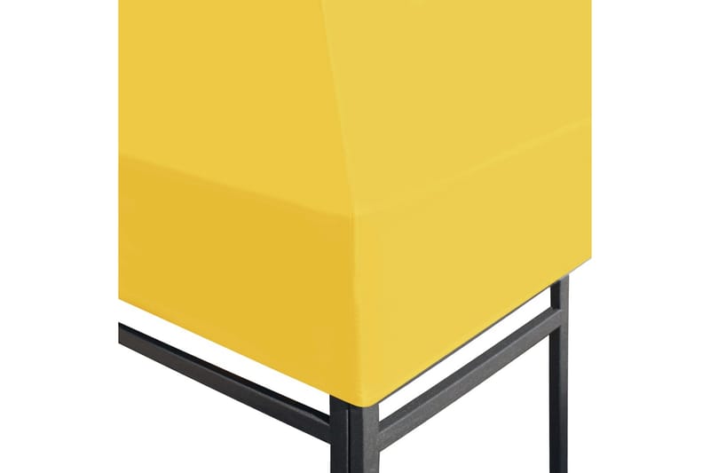 Pavillontopdække 3x3 m 270 g/m² gul - Gul - Havemøbler - Solafskærmning - Havepavilloner - Pavillontag