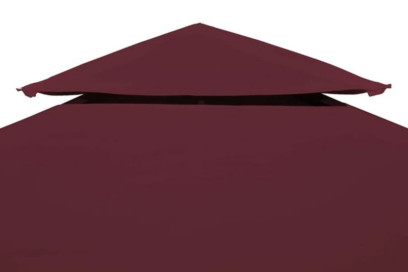 Pavillontopdække I 2 Lag 310 G/M² 3 X 3 M Bordeaux - Rød - Havemøbler - Solafskærmning - Havepavilloner - Pavillontag