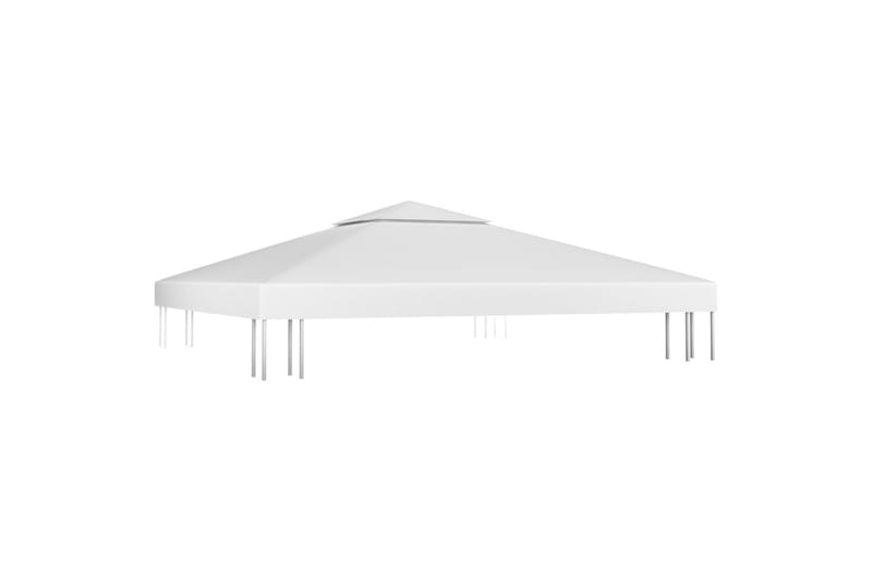 Pavillontopdække i 2 lag 3x3 m 310 g/m² hvid - Hvid - Havemøbler - Solafskærmning - Havepavilloner - Pavillontag