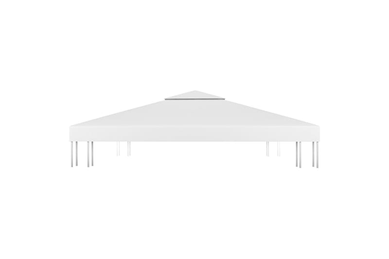 Pavillontopdække i 2 lag 3x3 m 310 g/m² hvid - Hvid - Havemøbler - Solafskærmning - Havepavilloner - Pavillontag