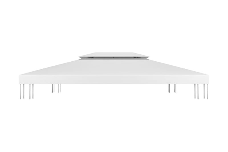 Pavillontopdække i 2 lag 4x3 m 310 g/m² hvid - Hvid - Havemøbler - Solafskærmning - Havepavilloner - Pavillontag