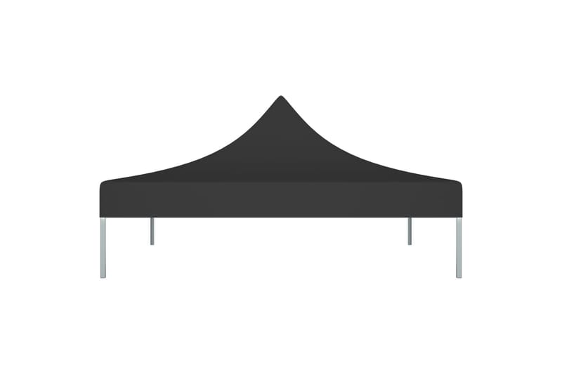 Tag til festtelt 2x2 m 270 g/m² sort - Sort - Havemøbler - Solafskærmning - Havepavilloner - Pavillontag