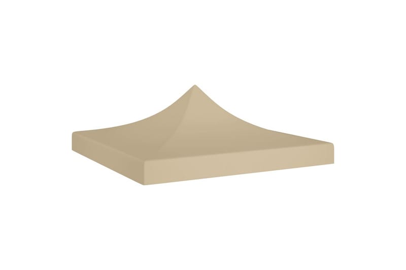 Tag til festtelt 3x3 m 270 g/m² beige - Beige - Pavillontag