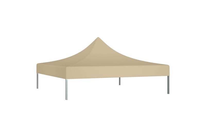 Tag til festtelt 3x3 m 270 g/m² beige - Beige - Pavillontag