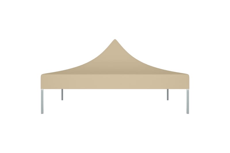 Tag til festtelt 3x3 m 270 g/m² beige - Beige - Pavillontag