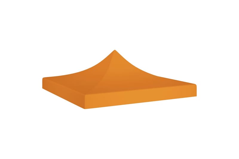 Tag til festtelt 3x3 m 270 g/m² orange - Orange - Havemøbler - Solafskærmning - Havepavilloner - Pavillontag