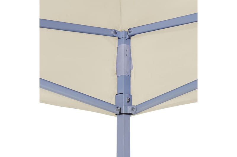 Tag til festtelt 4x3 m 270 g/m² cremefarvet - Creme - Havemøbler - Solafskærmning - Havepavilloner - Pavillontag