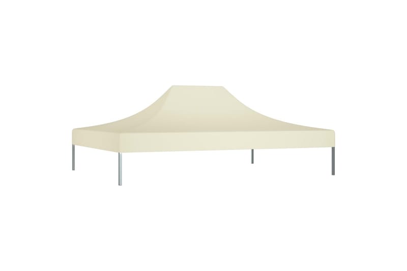 Tag til festtelt 4x3 m 270 g/m² cremefarvet - Creme - Havemøbler - Solafskærmning - Havepavilloner - Pavillontag
