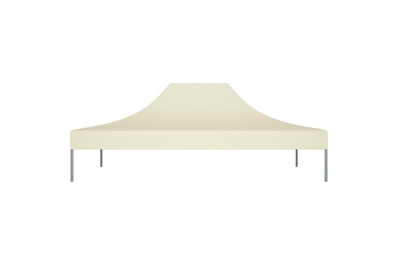 Tag til festtelt 4x3 m 270 g/m² cremefarvet - Creme - Havemøbler - Solafskærmning - Havepavilloner - Pavillontag