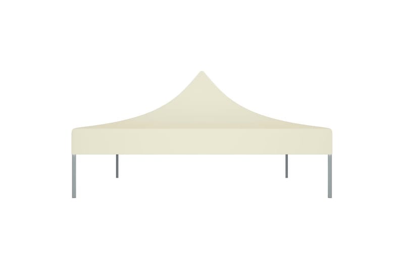 Tag til festtelt 4x3 m 270 g/m² cremefarvet - Creme - Havemøbler - Solafskærmning - Havepavilloner - Pavillontag