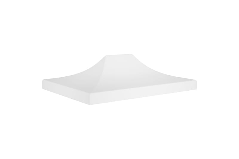 Tag til festtelt 4x3 m 270 g/m² hvid - Hvid - Havemøbler - Solafskærmning - Havepavilloner - Pavillontag