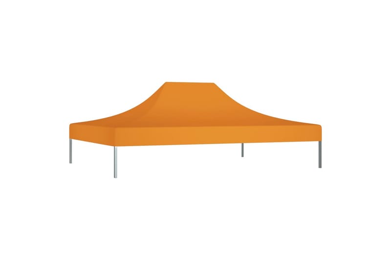 Tag til festtelt 4x3 m 270 g/m² orange - Orange - Havemøbler - Solafskærmning - Havepavilloner - Pavillontag